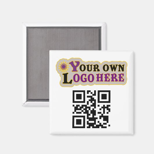 Code QR promo personnalisé Magnet (Recto/Verso)