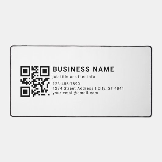 Code QR promotionnel d'entreprise (Recto)