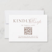 Code QR RSVP Mariage Argent Vieilli Dentelle Vinta (Devant)