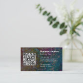 Code QR scannable de logo de carte de visite (Debout devant)