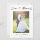 CODE QR script amour et merci 2 photo mariage (Devant)