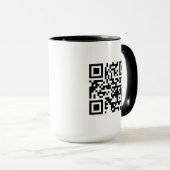 Code QR Seulement 15 oz Combo Mug (Devant droit)