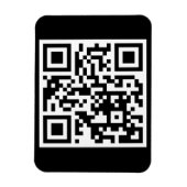Code QR seulement Magnet photo flexible (Vertical)
