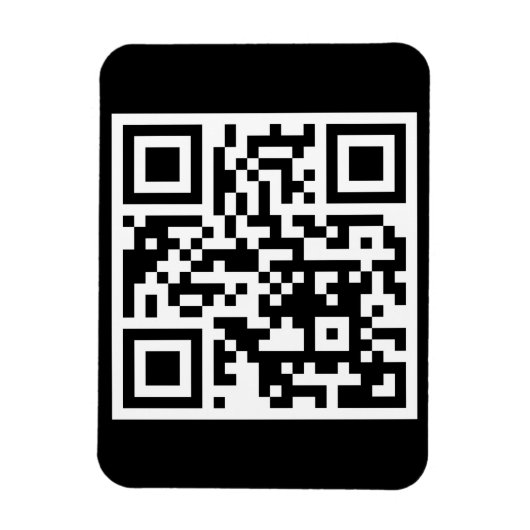 Code QR seulement Magnet photo flexible (Vertical)
