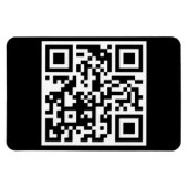 Code QR seulement Magnet photo flexible (Horizontal)
