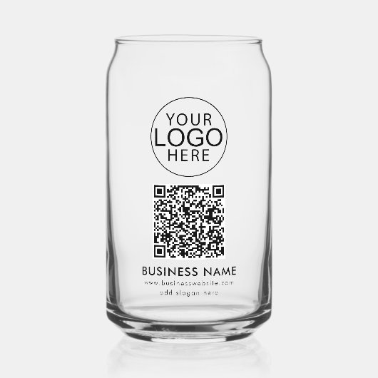 Code QR simple logo d'entreprise pour les événemen (Recto)