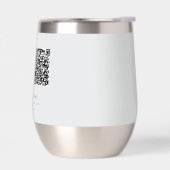 Code QR simple logo d'entreprise pour les événemen (Gauche)
