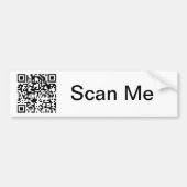 Code QR - Sticker pare-chocs (Devant)