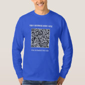 Code QR T-Shirt Votre Nom D'Entreprise Information (Devant)
