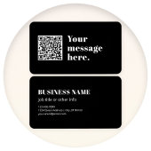 Code QR téléchargé et texte rétro modifiable