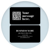 Code QR téléchargé et texte rétro modifiable