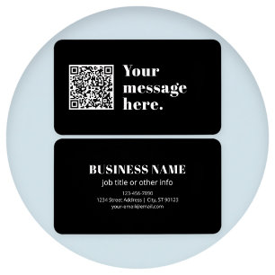Code QR téléchargé et texte rétro modifiable