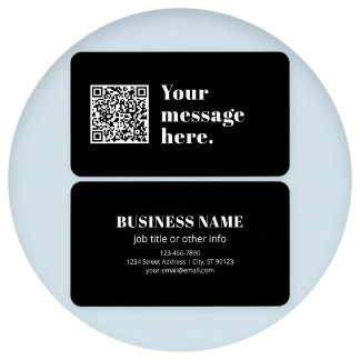 Code QR téléchargé et texte rétro modifiable