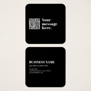 Code QR téléchargé et texte rétro modifiable