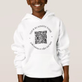 Code QR téléchargé Plus Texte circulaire modifiabl (Devant)