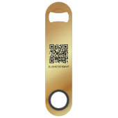 Code QR tendance élégant Chargement Logo de l'entr (Dos)