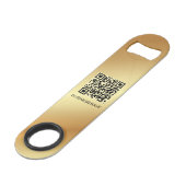 Code QR tendance élégant Chargement Logo de l'entr (Dos Angle)