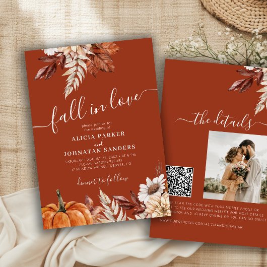 Code QR Terracotta Tombez amoureux invitation de m