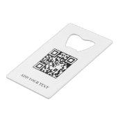 Code QR Texte Logo Design de Carte de Crédit Entre (Dos Angle)