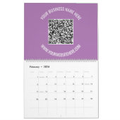 Code QR Texte personnalisé Calendrier professionne (Feb 2026)