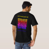 Code QR Texte personnalisé Entreprise T-shirt Vos  (Dos entier)