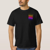 Code QR Texte personnalisé Entreprise T-shirt Vos  (Devant)
