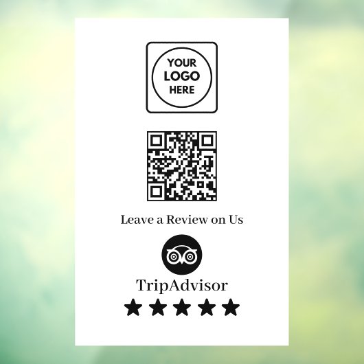 Code QR Tripadvisor | Panneau d'affichage des avis (Feuille 3)