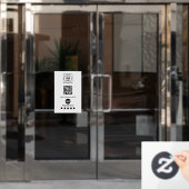 Code QR Tripadvisor | Panneau d'affichage des avis (Porte de bureau)