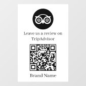 Code QR Tripadvisor | Panneau d'affichage des avis (Feuille)