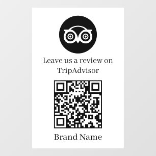 Code QR Tripadvisor Panneau d'affichage des avis