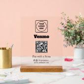 Code QR Venmo | Scannez pour payer avec un logo d' (Mariage)