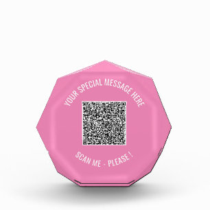 Code QR Votre Message Spécial Bloc Photo Surprise
