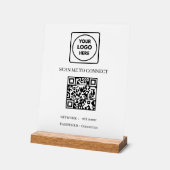 Code QR Wifi | Conception de logo personnalisé pou (Angle)