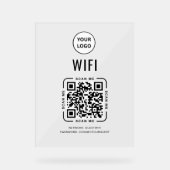 Code QR Wifi | Logo Entreprise Scannez pour vous c (Recto)