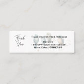 Code remise carte de remerciements - Emballage QR (Devant)