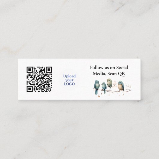 Code remise carte de remerciements - Emballage QR (Dos)