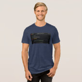 Code Review Programmeur Tri-Blend Shirt (Voorkant volledig)