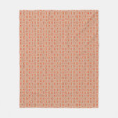 CODE rood Fleece Deken (Voorkant)