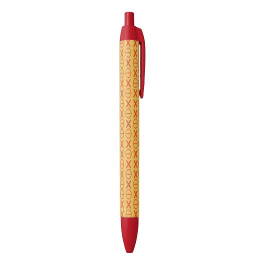 CODE Rood op elke kleur Zwarte Inkt Pen (Achterkant (Verticaal))