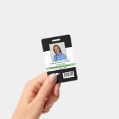 Code scanneur de badge photo du nom du médecin (Manuel / portable)