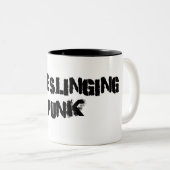 Code Slling Punk Tweekleurige Koffiemok (Voorkant rechts)