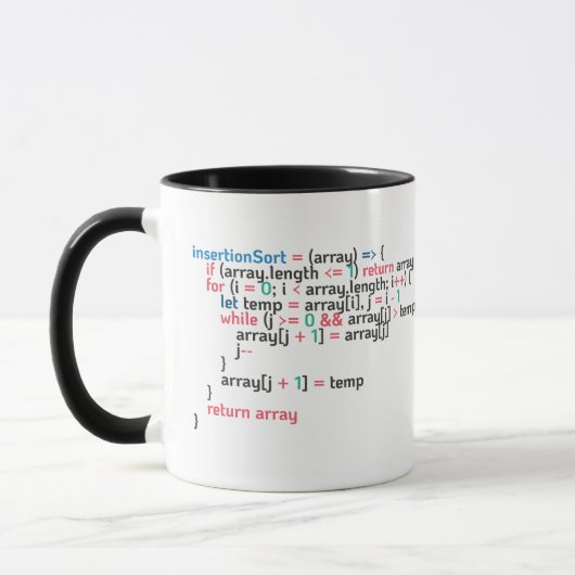 Code Snippet voor invoegtoepassing Sort Programmin Mok (Links)