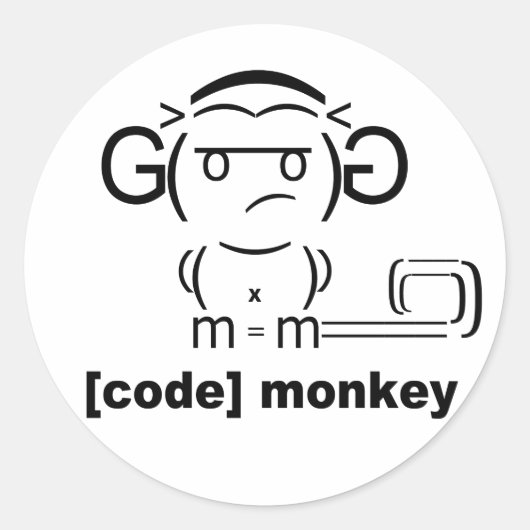 [Code] Sticker pour singe (Devant)
