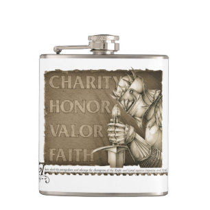 Code van de Chivalerie Heupfles