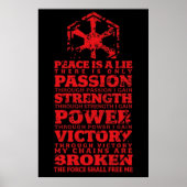 Code van de Sith Poster (Voorkant)