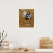 Code van de Wolf Poster (Keuken)