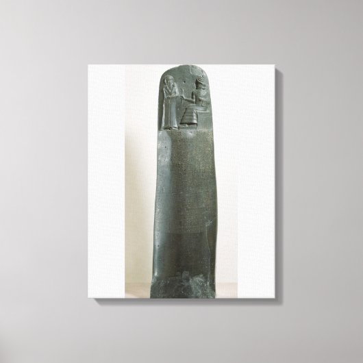 Code van Hammurabi Canvas Afdruk (Voorkant)