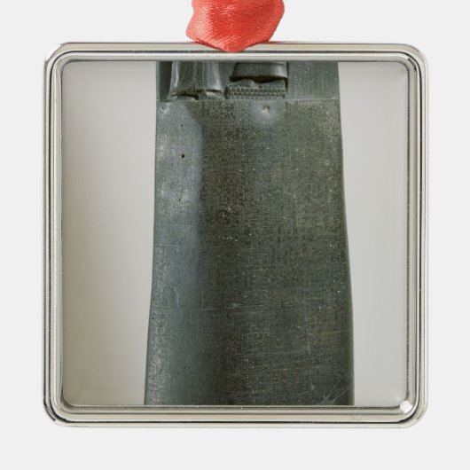 Code van Hammurabi Metalen Ornament (Voorkant)