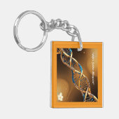 "Code van het leven" Sleutelhanger (Voorkant Links)