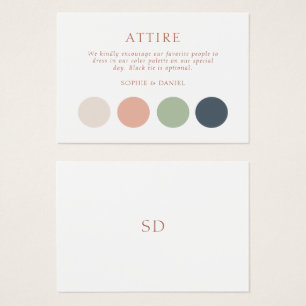 Code vestiaire Mariage floral Carte du boîtier de 